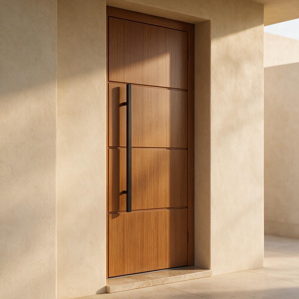 Wood-Grain Entry Door